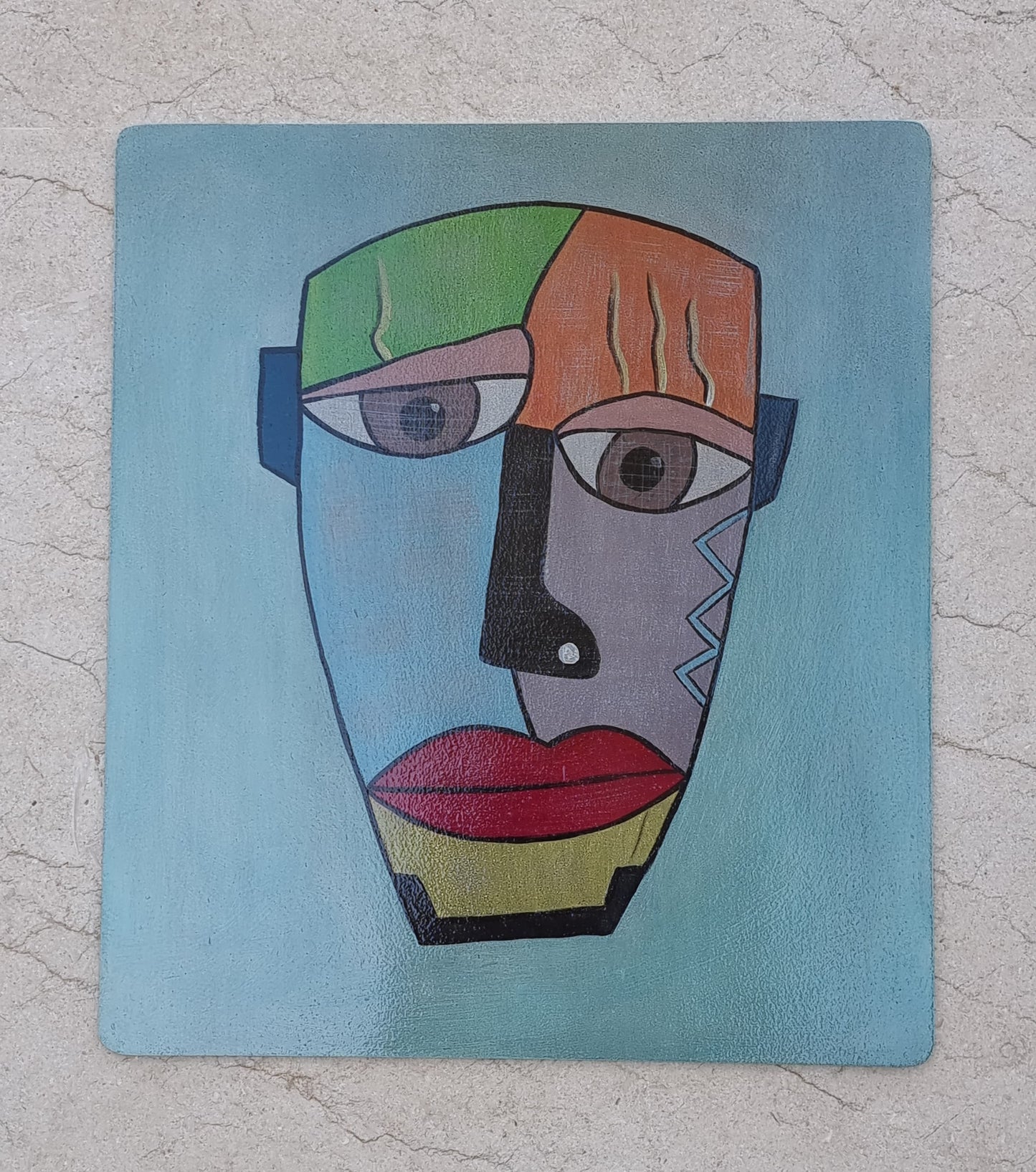 Joyful Disarray – Hand-Painted Abstract Expression