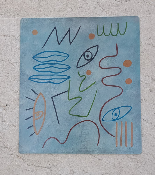 Visual Whispers – Hand-Painted Abstract Scribbles